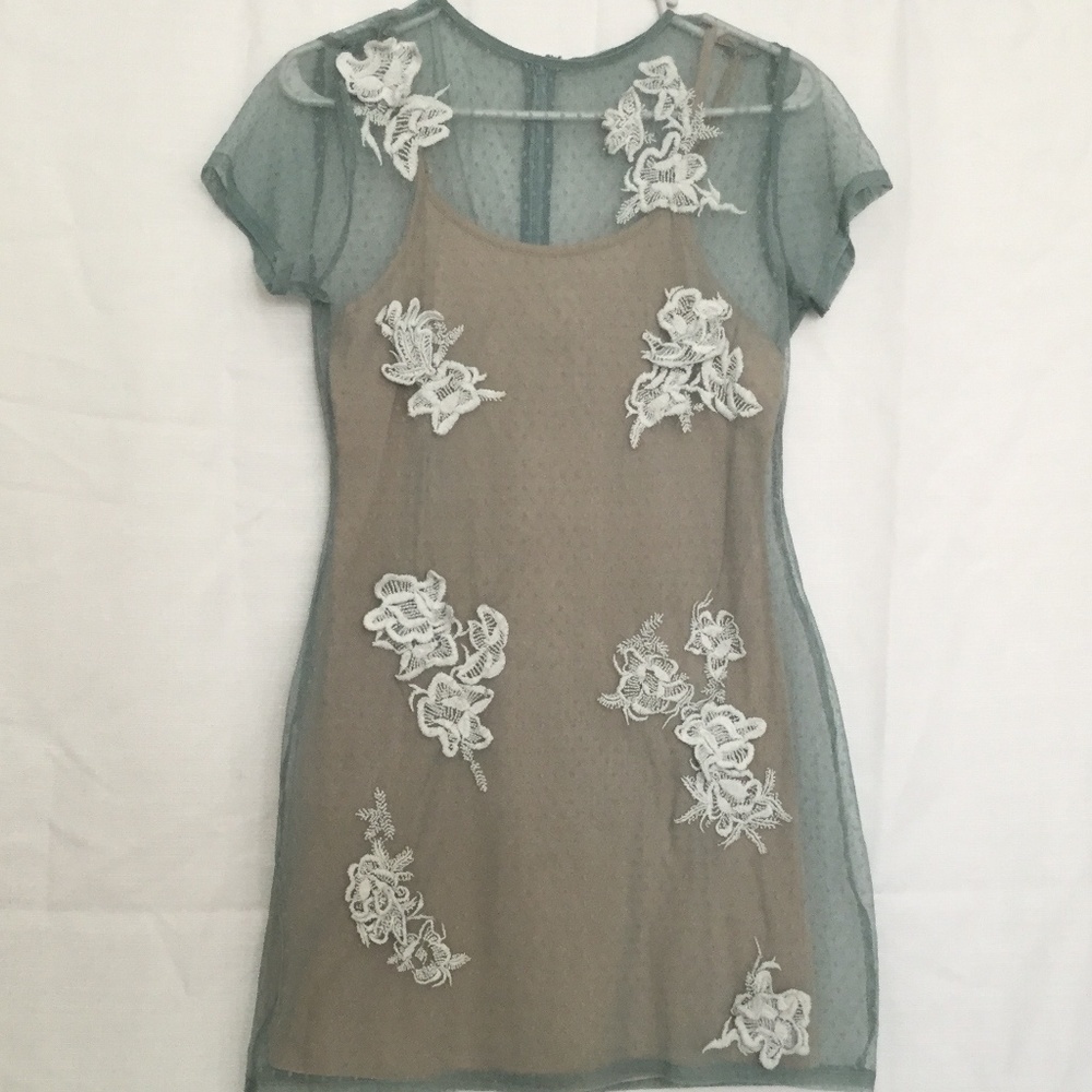 Lovers+Friends Mesh Lace dress